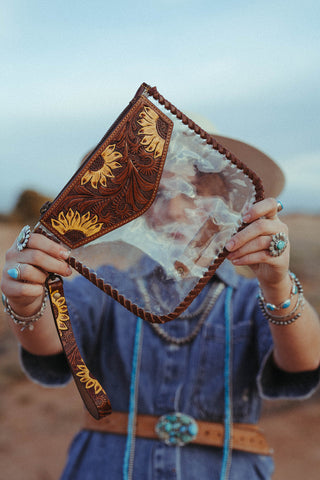 The Sunflower Fields Clear Bag