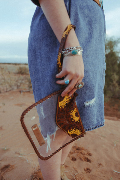 The Sunflower Fields Clear Bag