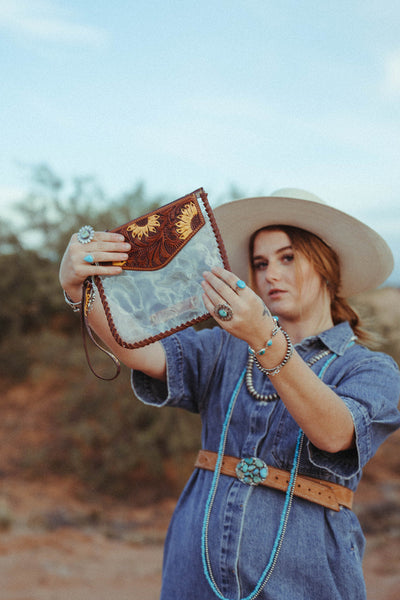 The Sunflower Fields Clear Bag