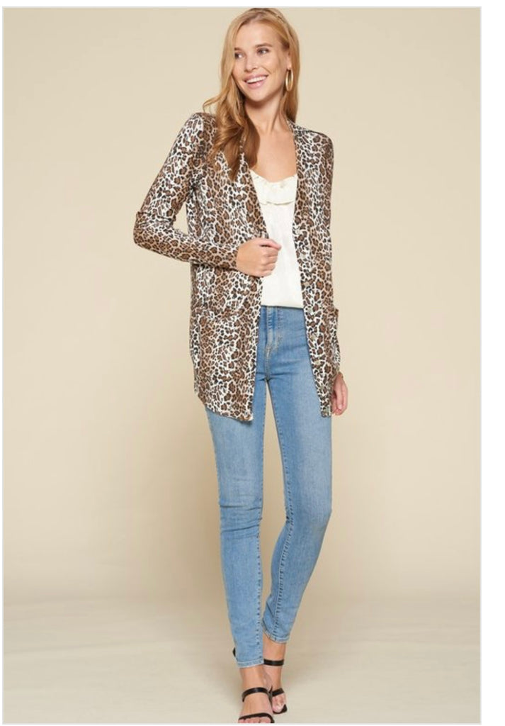 Leopard Cardigan (lightweight)